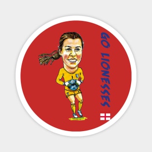 Mary Earps - England goalkeeper caricature Magnet